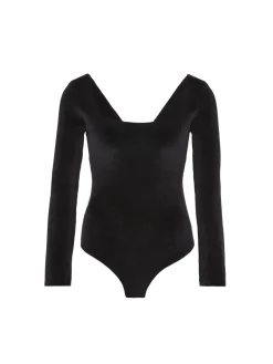 Body décolleté carré - Noir