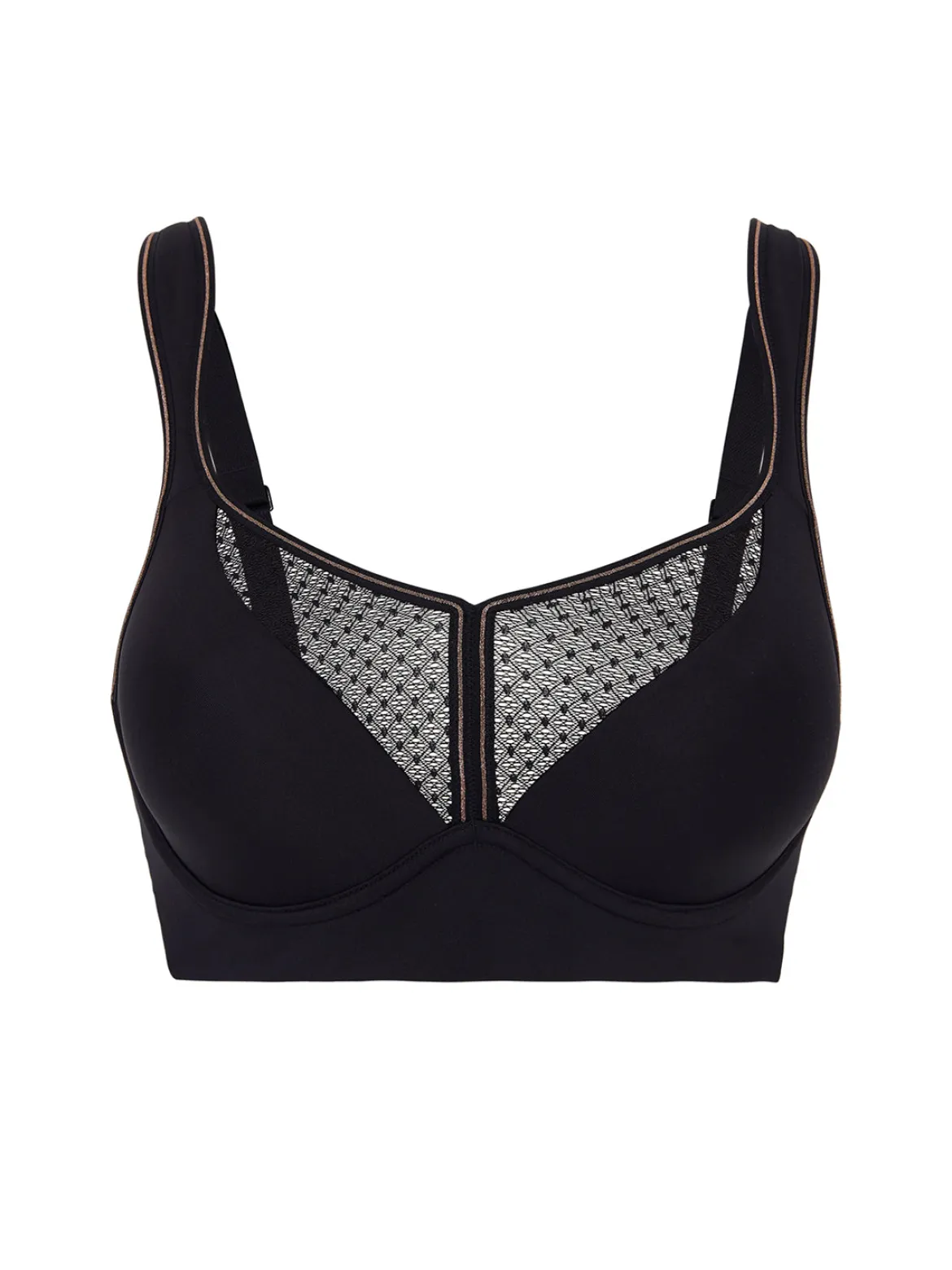 Brassière de sport à armatures - Noir