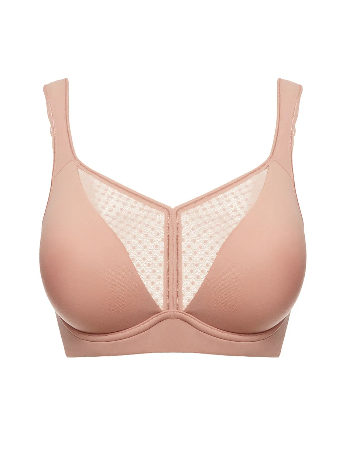 Brassière de sport avec armatures - Rose Yogi