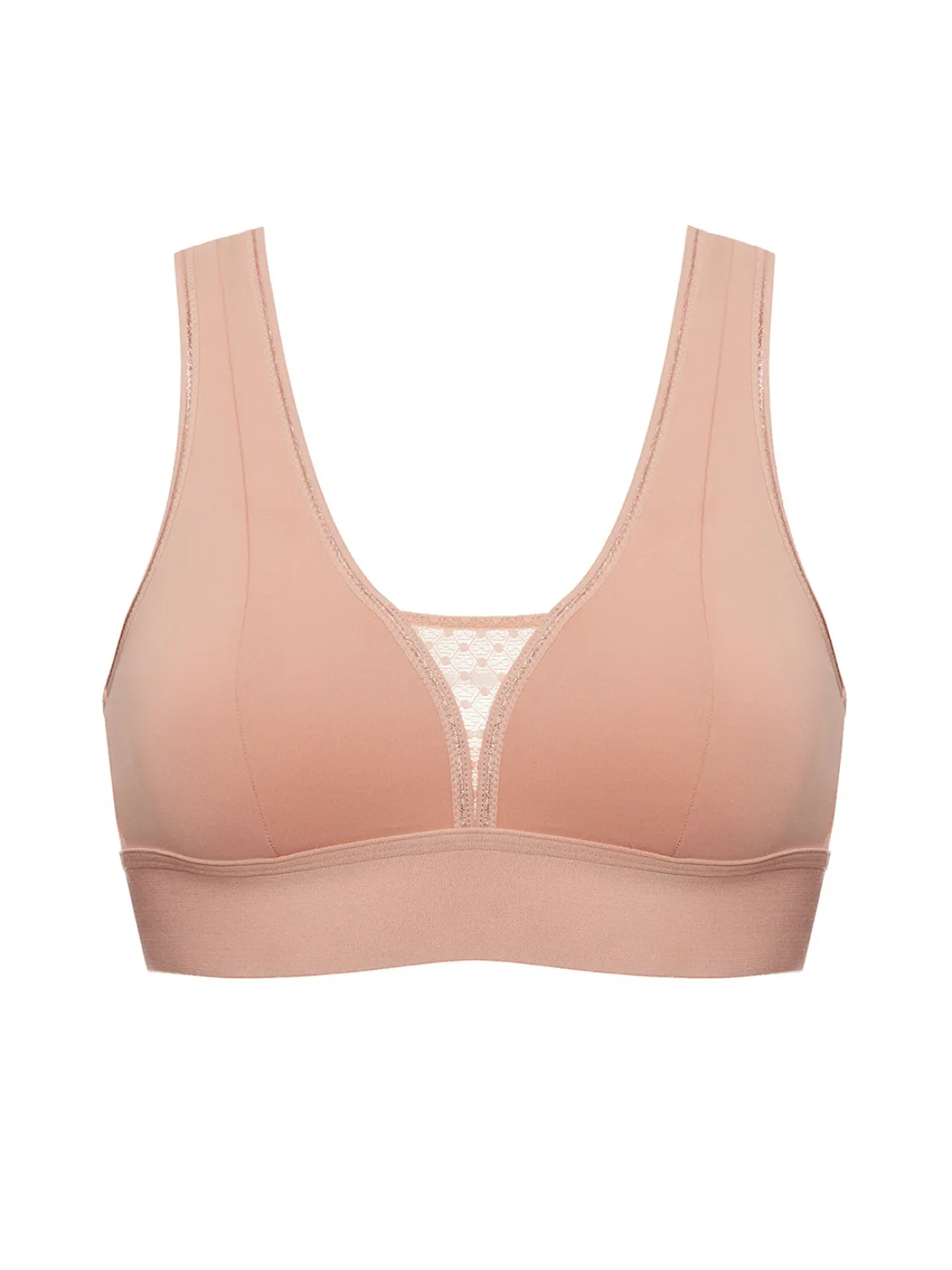 Brassière de sport sans armatures - Rose yogi