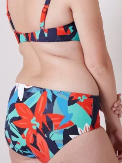 Culotte de bain taille haute - Abysse