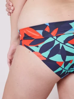Culotte de bain taille haute - Abysse