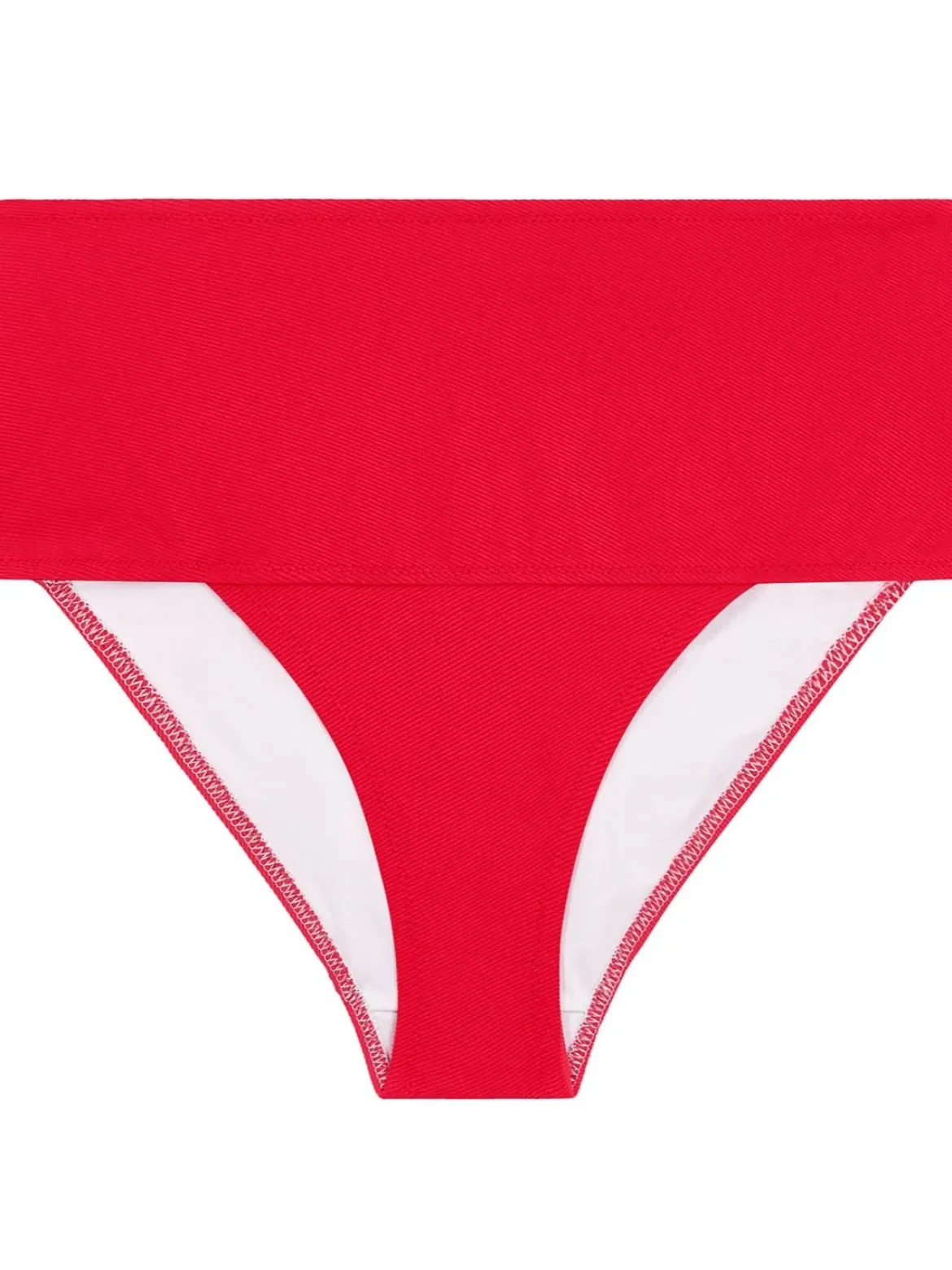 Culotte de bain taille haute - Cherry
