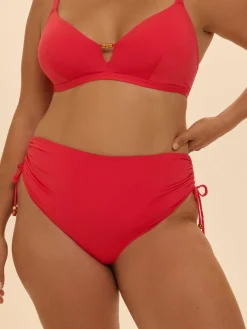 Culotte de bain taille haute - Flamingo