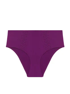 Culotte de bain taille haute - Mûre