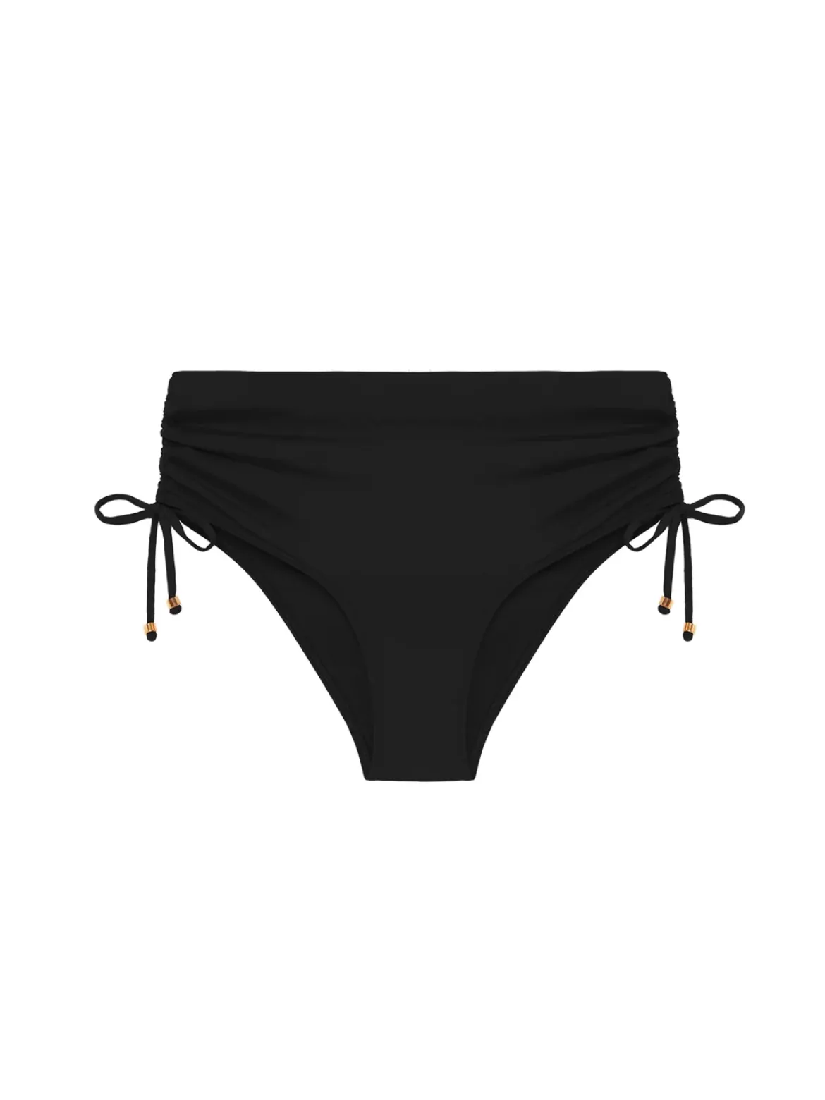 Culotte de bain taille haute - Noir