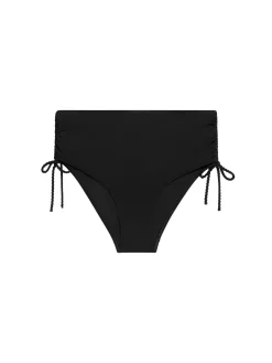 Culotte de bain taille haute - Noir