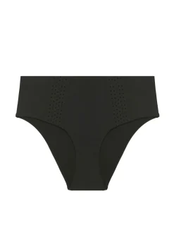 Culotte de bain taille haute - Noir
