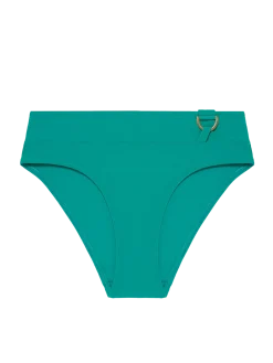 Culotte de bain taille haute - Vert Waterfall
