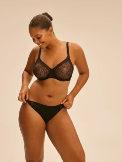 Culotte menstruelle Comète flux moyen - Noir