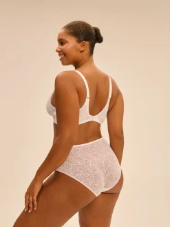 Culotte taille haute - Blanc