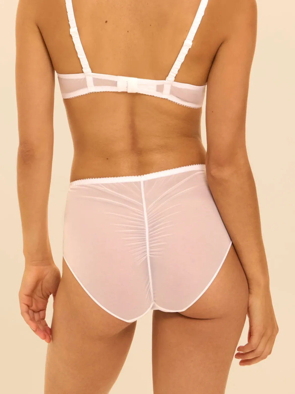Culotte taille haute - Blanc