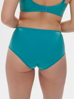 Culotte taille haute - Bleu Atoll