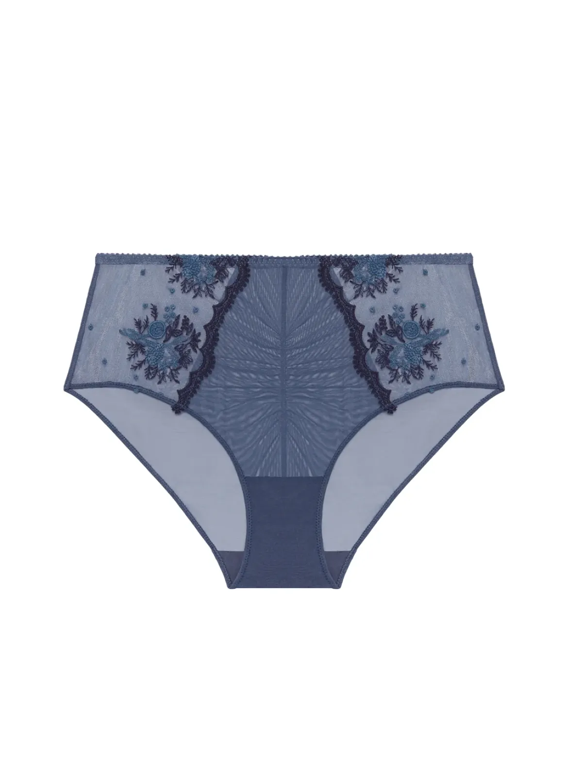 Culotte taille haute - Bleu Cendre