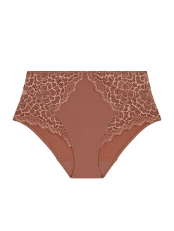 Culotte taille haute - Brun coco