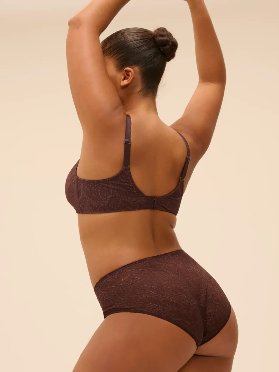 Culotte taille haute - Brun Foncé