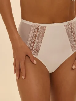 Culotte taille haute - Naturel