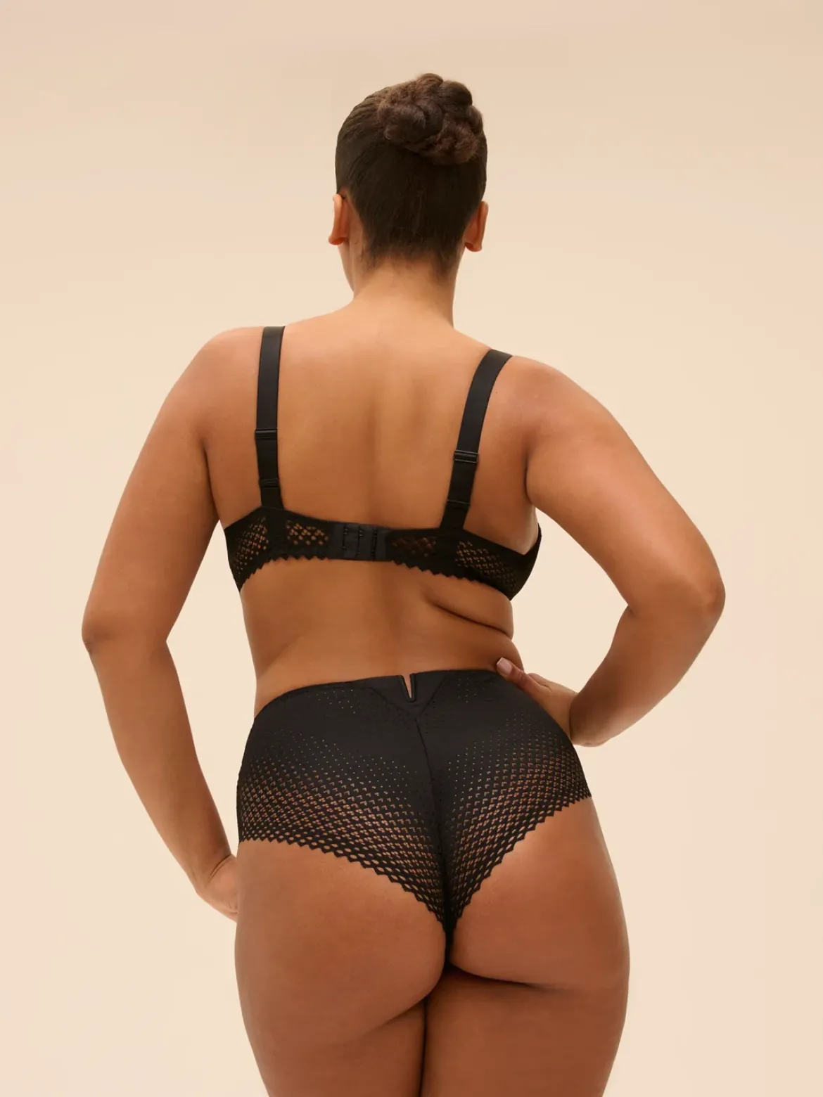 Culotte taille haute - Noir