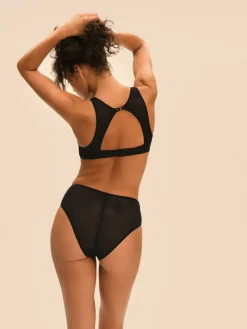Culotte taille haute - Noir