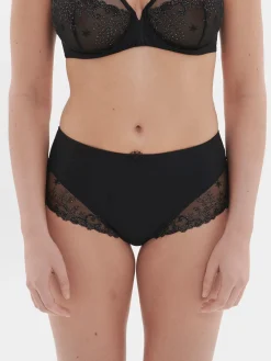 Culotte taille haute - Noir Gem