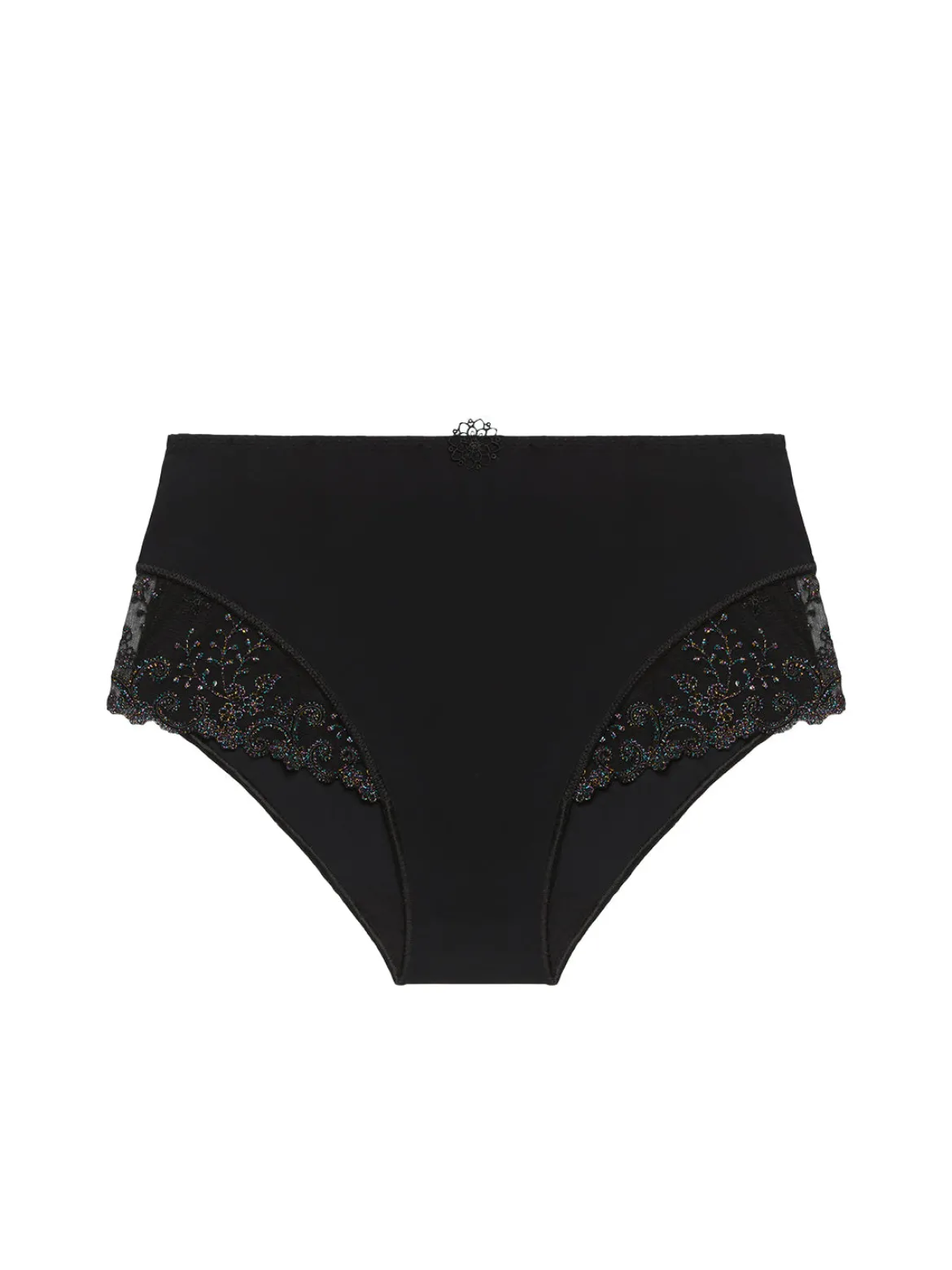 Culotte taille haute - Noir Gem