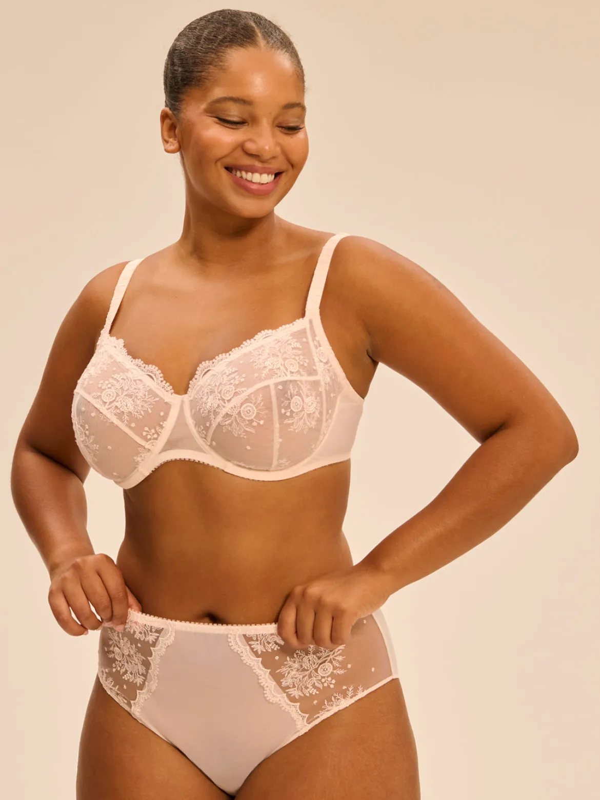 Culotte taille haute - Rose sakura