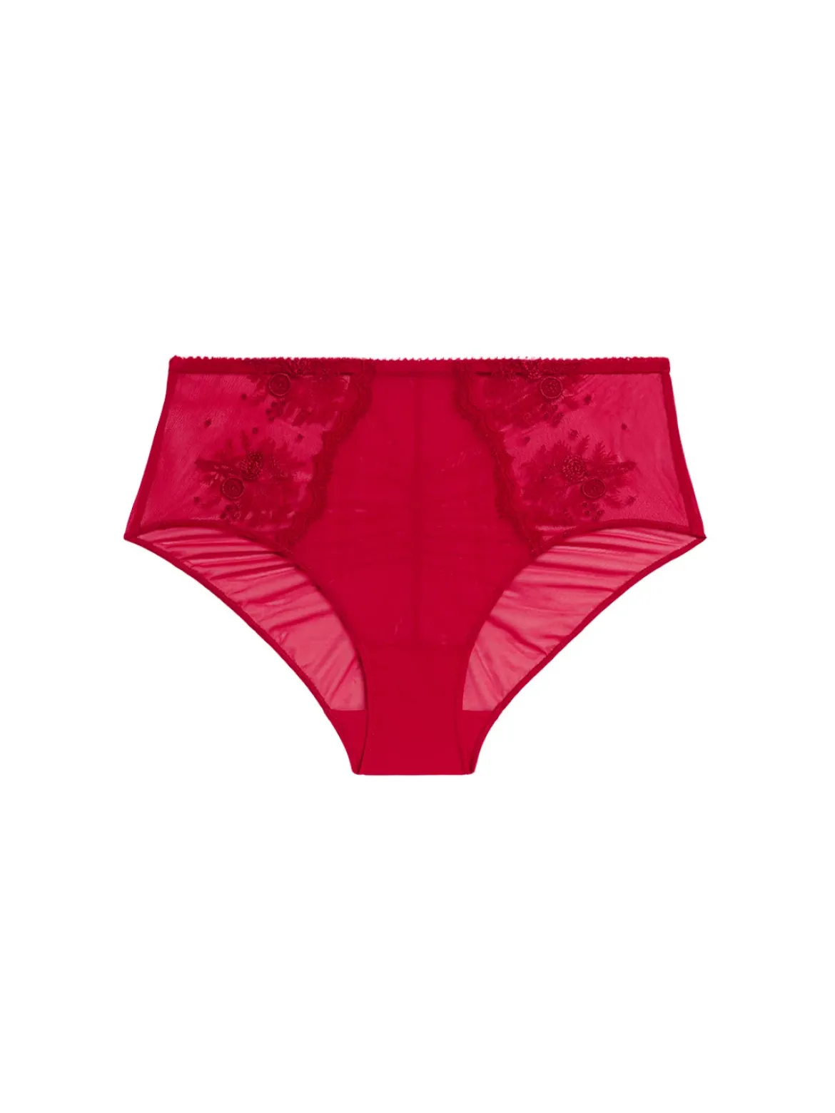 Culotte taille haute - Rouge Opéra