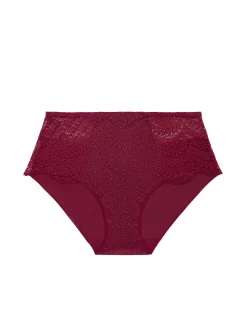 Culotte taille haute - Rouge Spinelle