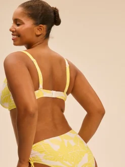 Haut de maillot de bain avec armatures - Imprimé Pluméria