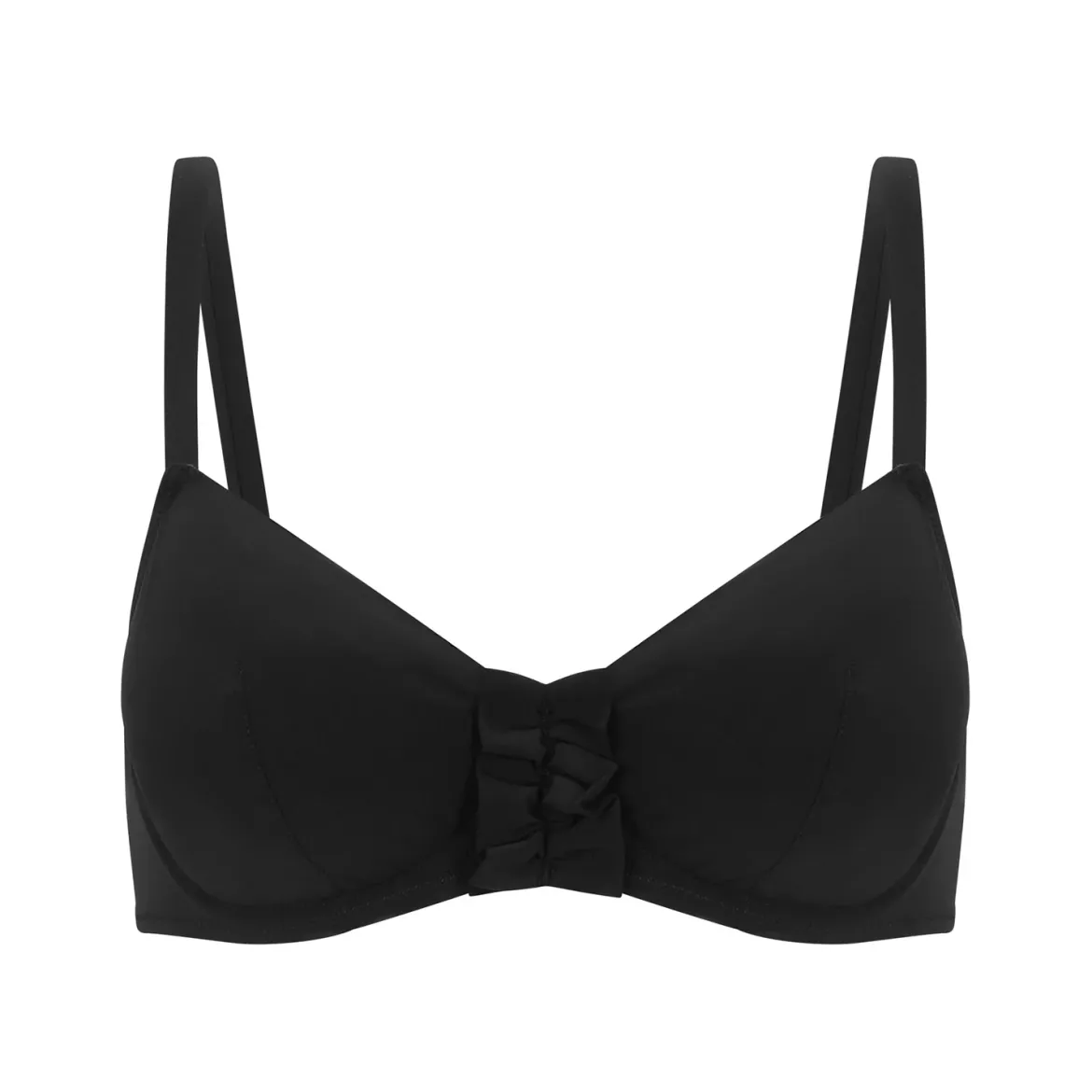 Haut de maillot de bain avec armatures - Noir
