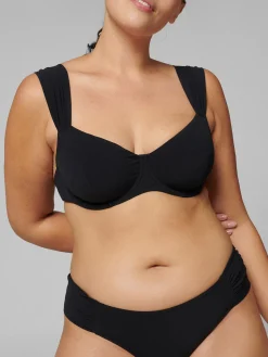 Haut de maillot de bain avec armatures - Noir