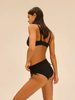 Haut de maillot de bain bandeau mousse avec armatures - Noir