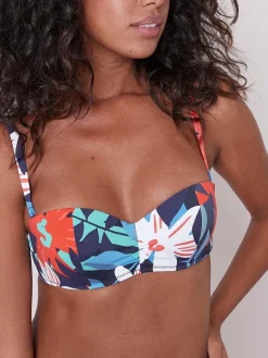 Haut de maillot de bain bandeau mousse avec armatures - Abysse
