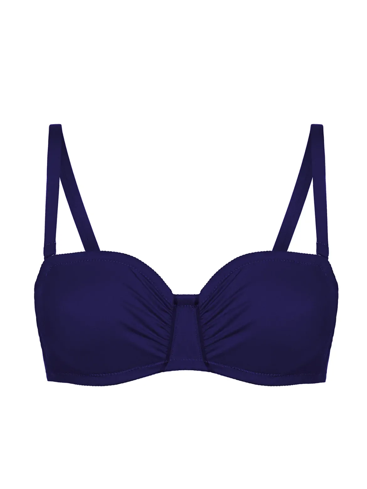 Haut de maillot de bain bandeau avec armatures - Minuit