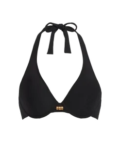 Haut de maillot de bain à coque - Noir