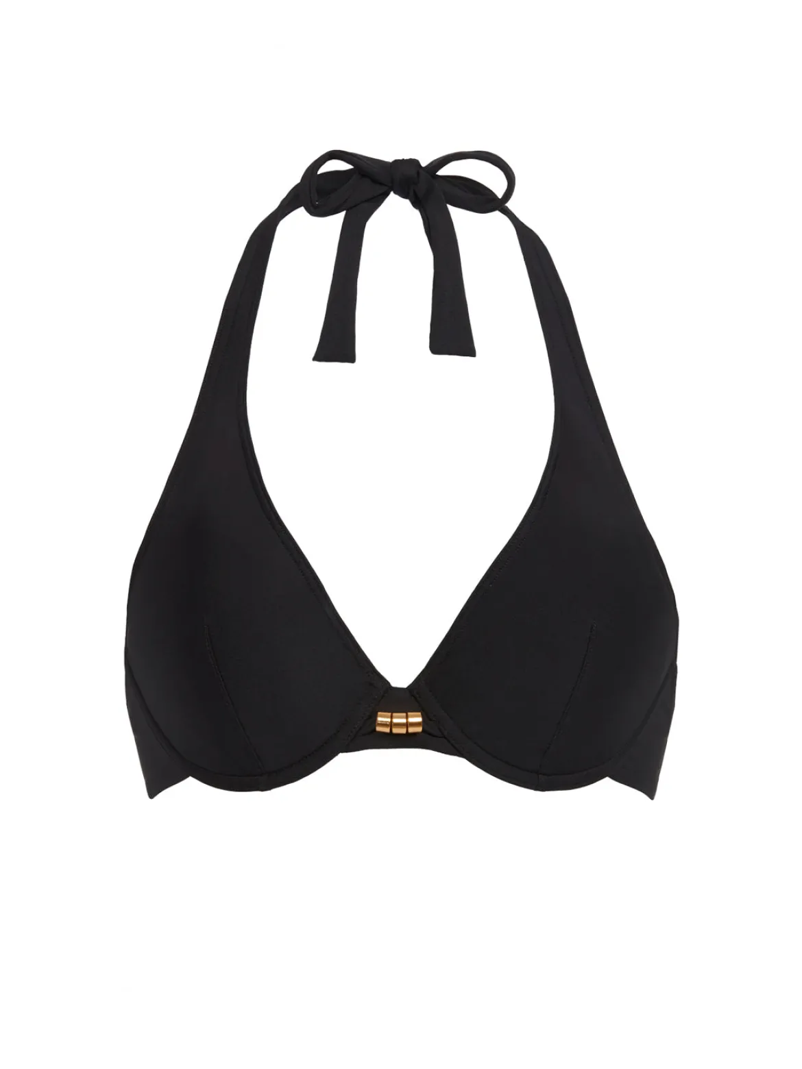 Haut de maillot de bain à coque - Noir
