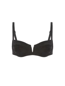 Haut de maillot de bain corbeille - Noir