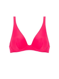 Haut de maillot de bain triangle avec armatures - Lipstick