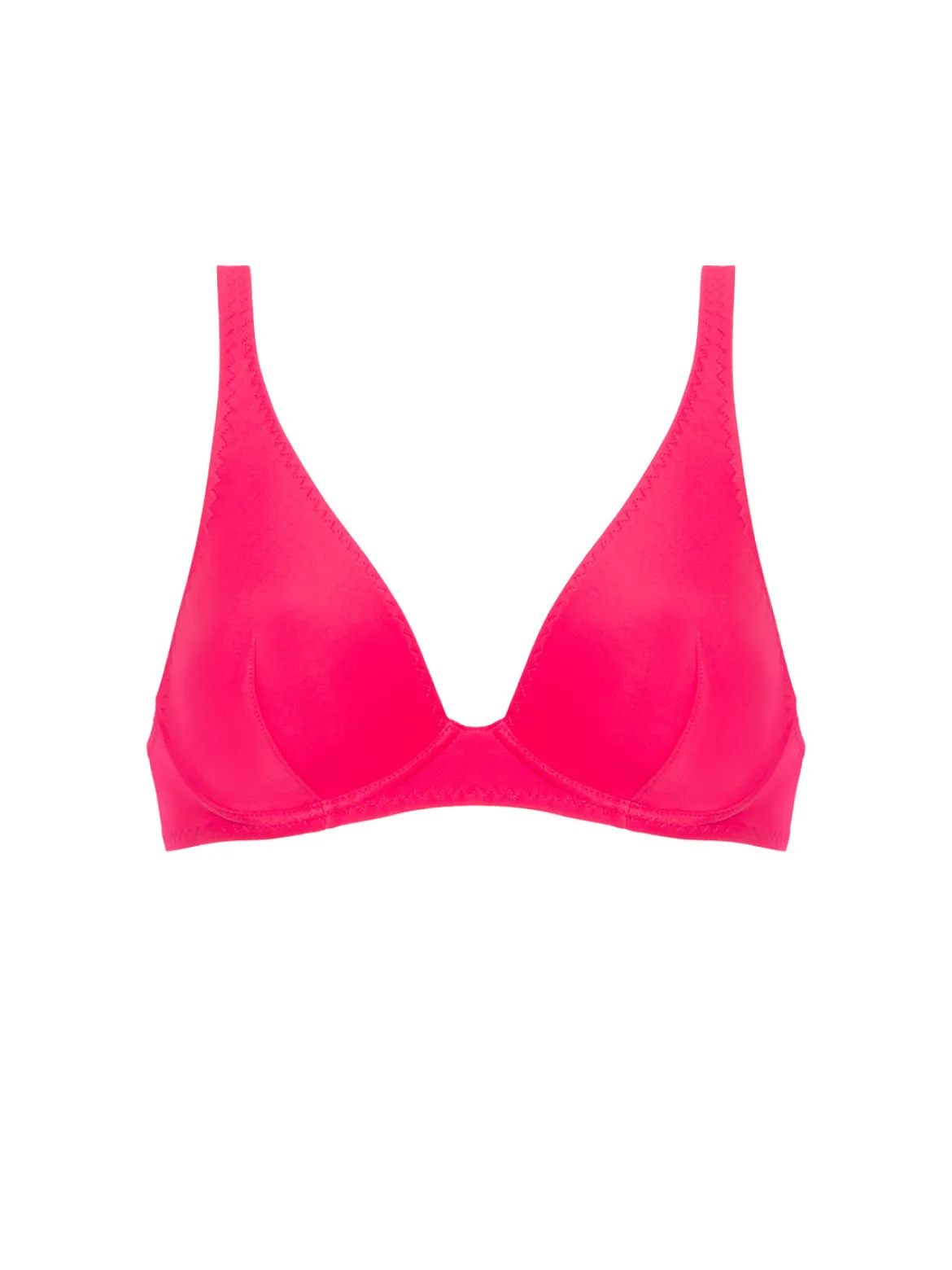 Haut de maillot de bain triangle avec armatures - Lipstick