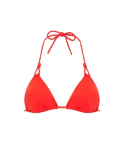 Haut de maillot de bain triangle sans armature - Orange Grenadier