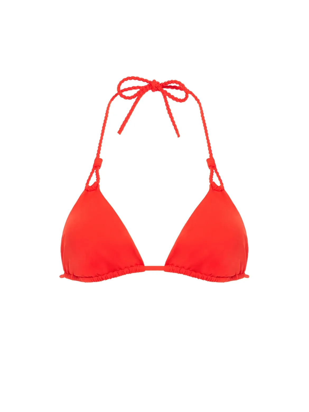 Haut de maillot de bain triangle sans armature - Orange Grenadier
