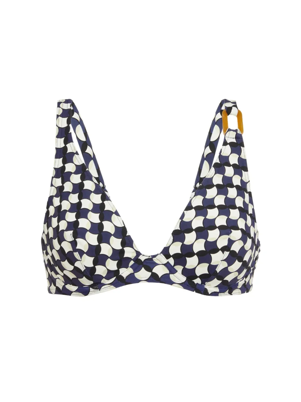 Haut de maillot de bain triangle avec armatures - Imprimé sailling