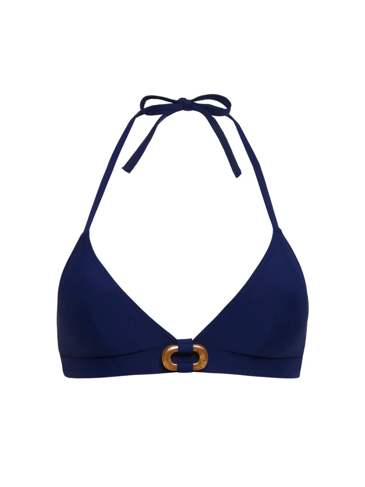 Haut de maillot de bain triangle sans armature - Marine