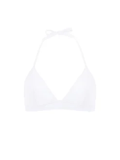 Haut de maillot de bain triangle sans armature - Blanc