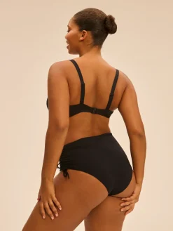 Haut de maillot de bain triangle avec armatures cachées - Noir