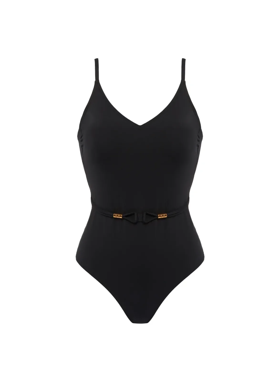 Maillot de bain 1 pièce bonnet mousse sans armature - Noir
