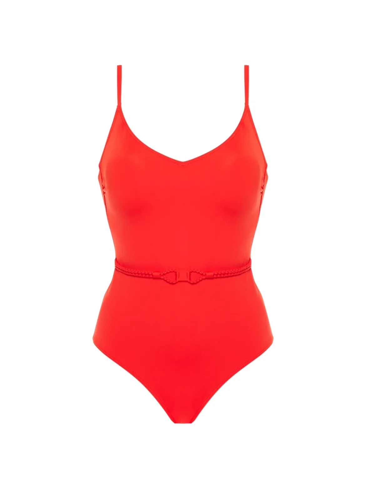Maillot de bain 1 pièce bonnet mousse sans armature - Orange Grenadier