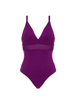 Maillot de bain 1 pièce de bain avec armatures cachées - Mûre