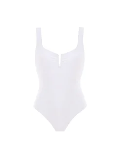 Maillot de bain 1 pièce sans armature - Blanc