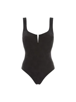 Maillot de bain 1 pièce sans armature - Noir